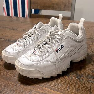 White FILA Sneakers SX 8 1/2